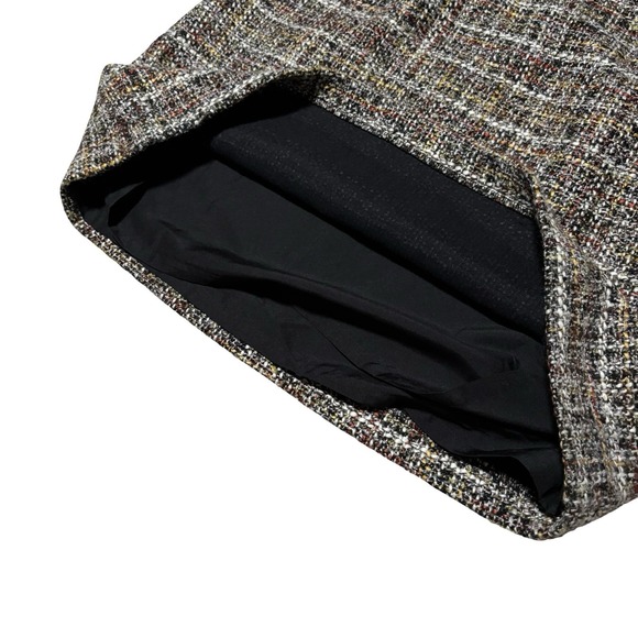 Ann Taylor LOFT Tweed Mini Skirt Career Party Casual Size 12 - 32 x 18.5 - Picture 6 of 6